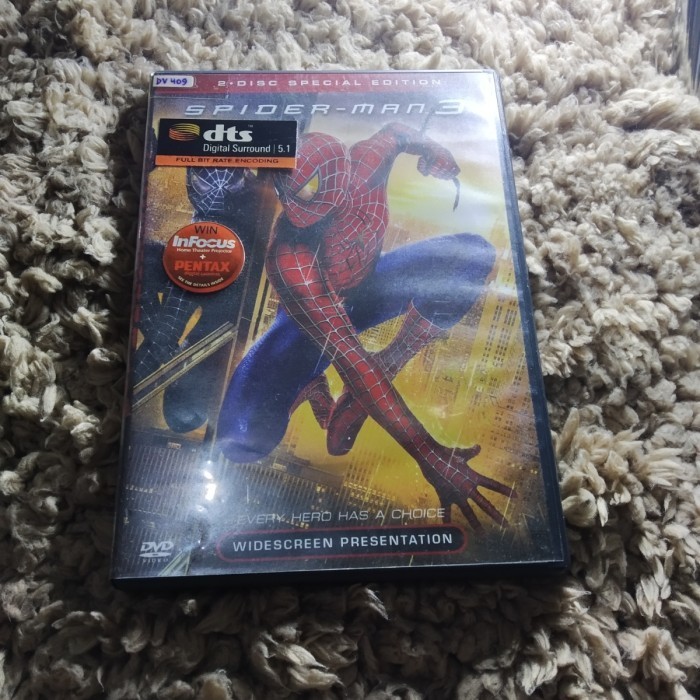 Spiderman 3 DVD Original BEKAS