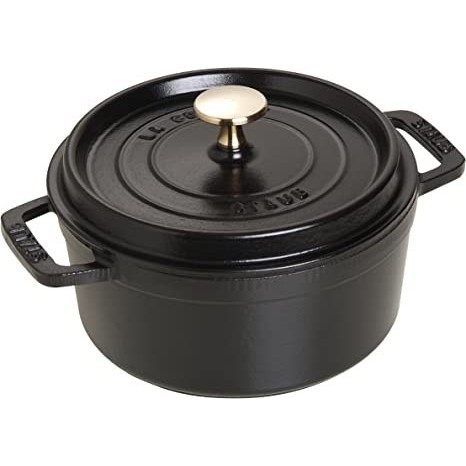 Staub - Cocotte Round 18 Cm Black