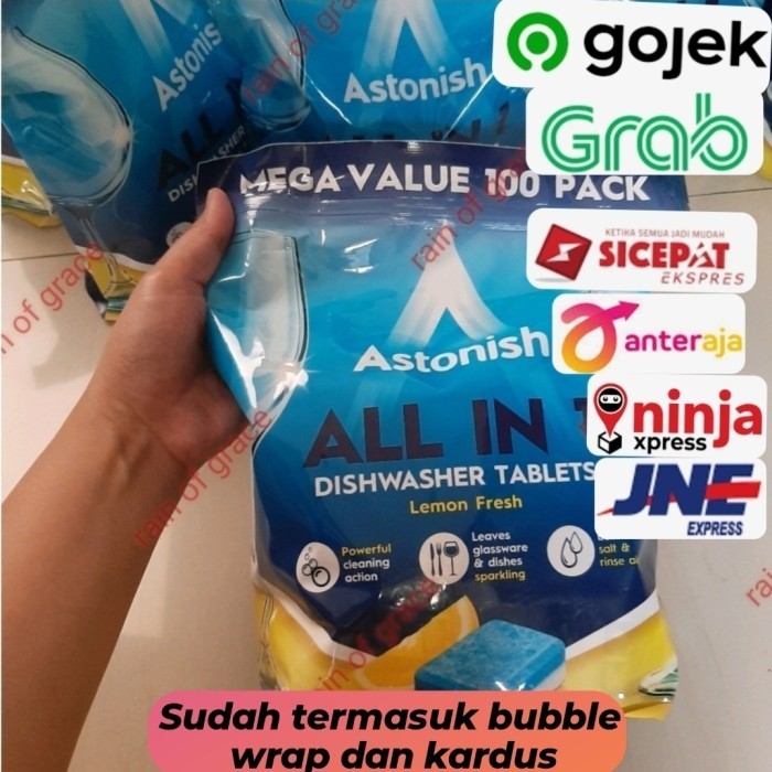 Astonish Dishwasher Tablet 100 Megapack Original Dan Terpercaya
