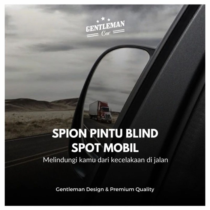 Spion Pintu Spot Mobil Kaca Samping Tambahan Baris Tengah