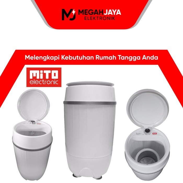 Mito Mesin Cuci Portable + Pengering Wm1 / Wm 1 [3,5 Kg]