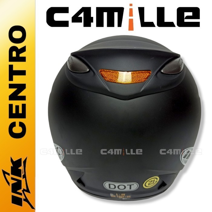 Helm Ink Centro Original Black Dop / Hitam Dof