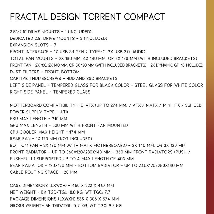 Fractal Design Torrent Compact