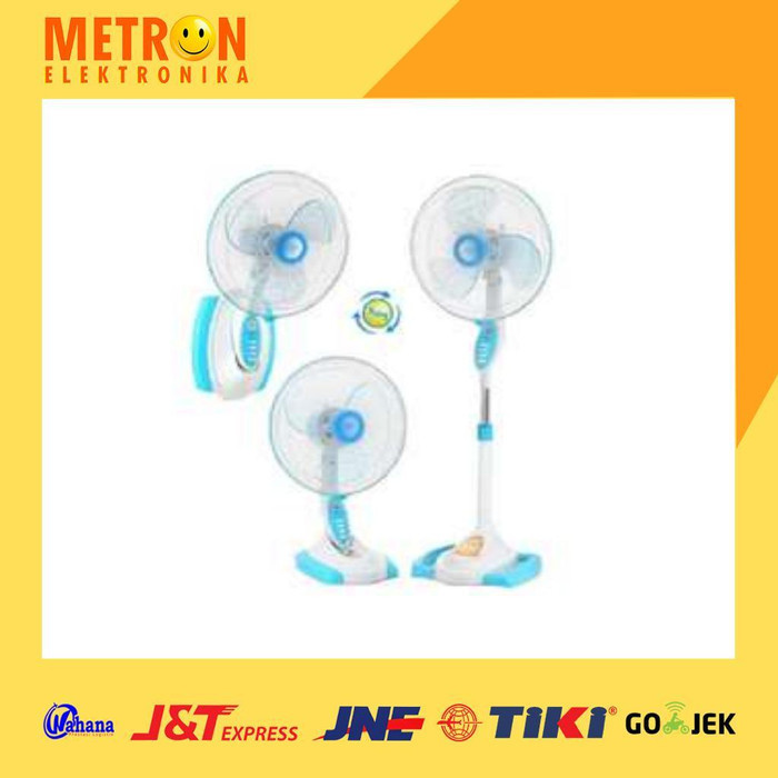Maspion F-1624 S Stand Fan 16" / Kipas Angin 3 In 1 F 1624 S / F1624S Termurah Terlaris Promo