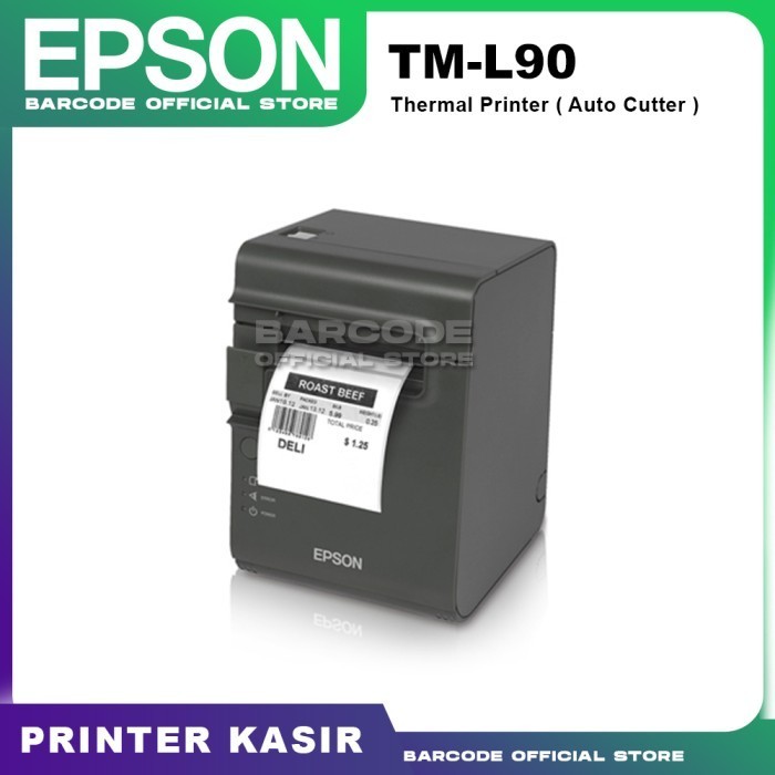 Printer Label Barcode Resi Epson Tm-L90 Direct Thermal Usb & Rs232