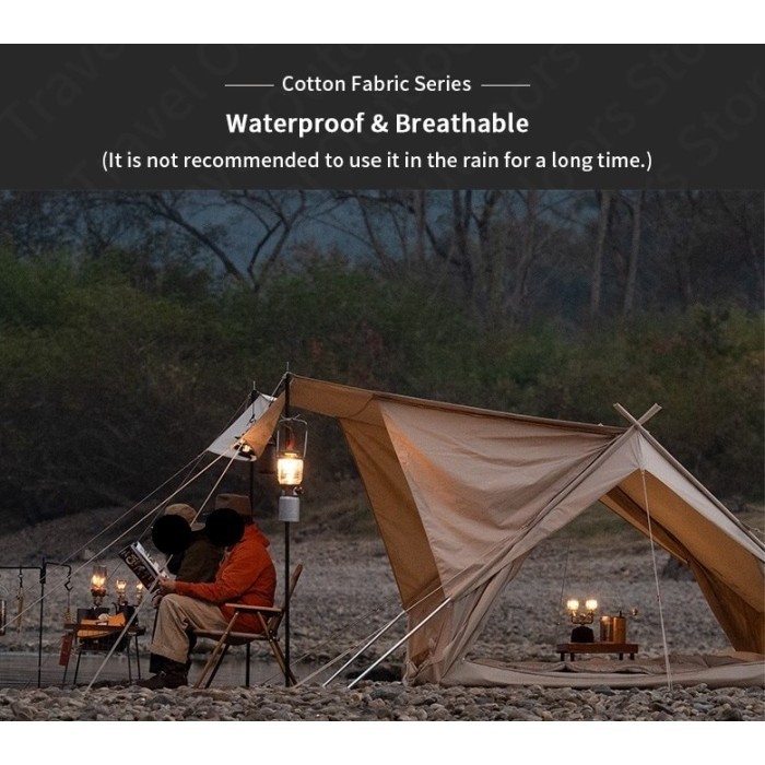 Tenda Cotton Series Naturehike Nh20Zp011 Camping Safari Glamping