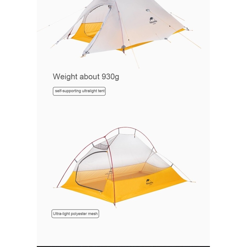 Tenda Cloud Up 2 Ul 10D Naturehike Nh19Zp017 Camping Ultralight Ul