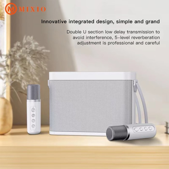 Mixio Ys-209 Portable Karaoke Speaker Bluetooth For Mobile Phone