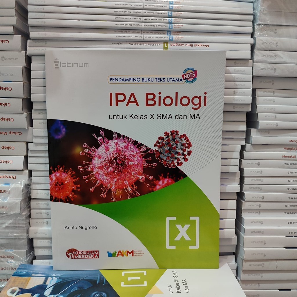 Buku IPA Biologi Kelas 10 SMA Kurikulum Merdeka Platinum