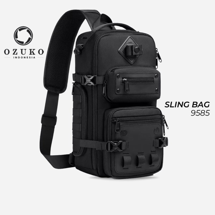 Ozuko Sling Bag #9585 - Tas Selempang Pria