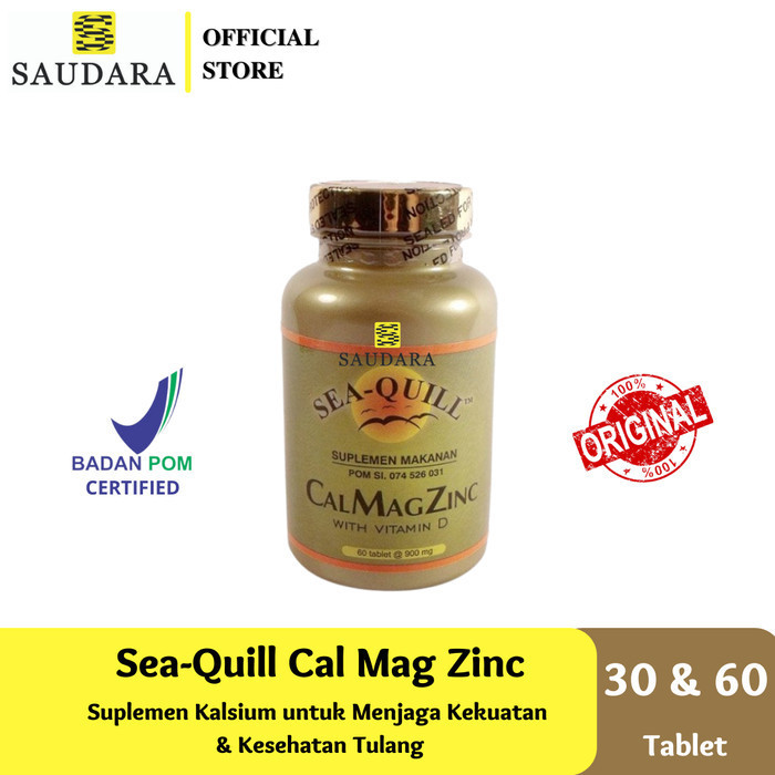 Sea-Quill Calmagzinc 60'S With Vitamin D