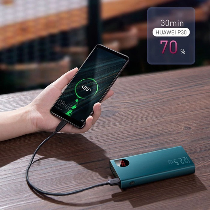 Baseus - Power Bank - Adaman Fast Charger 20.000Mah 22.5W Cable Type