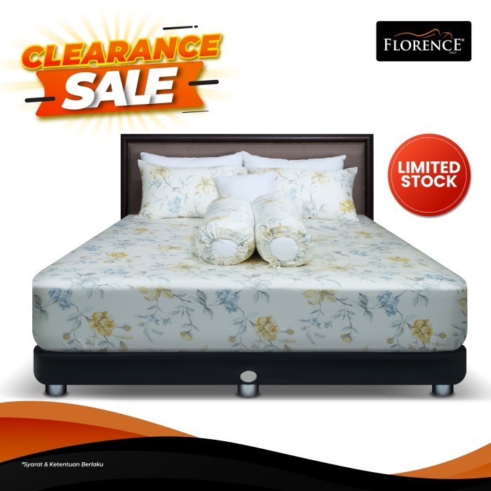 Florence Set Sprei Tencel Printing - Leticia