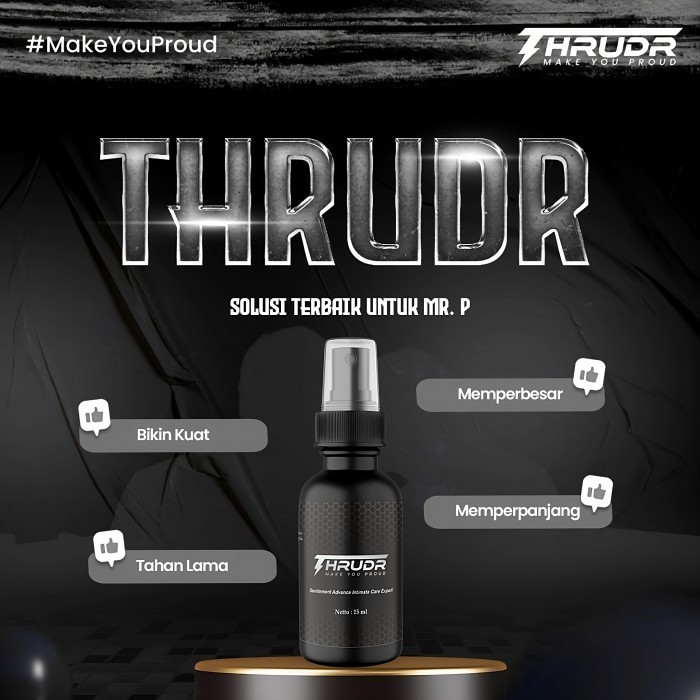 SERUM THRUDR ORIGINAL PELUMAS PRIA DEWASA HERBAL BPOM AMAN