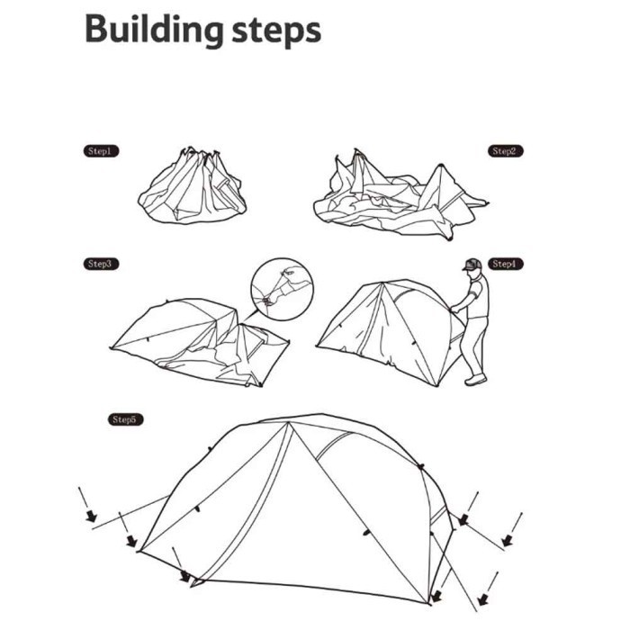 Tenda Camping Canyon Quick Open Naturehike Nh22Zp005 2P