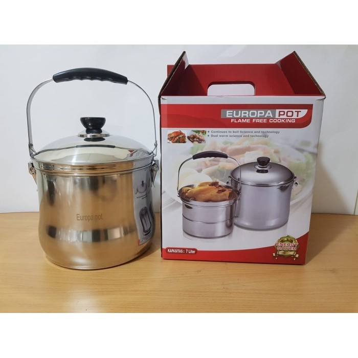 Izzy Cook Panci Set Serbaguna Panci Presto Stainless 7 Liter Tahan Pan Termurah Terlaris Promo