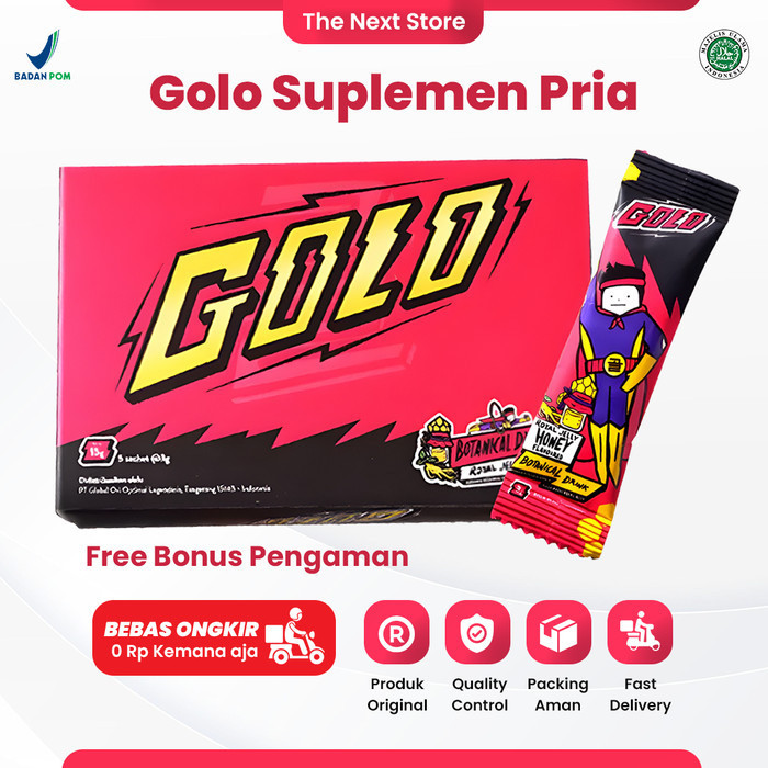 GOLO - SUPLEMEN GINSENG VITALITAS STAMINA PRIA MISTER GOLO