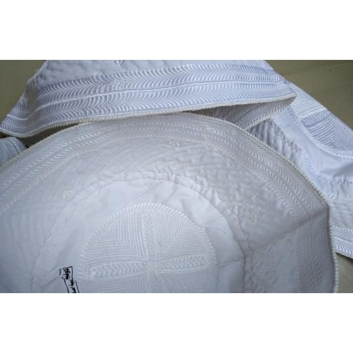 Peci Haji Kopiah Putih Songkok Bugis Madinah Malaki Import Original A MRS03