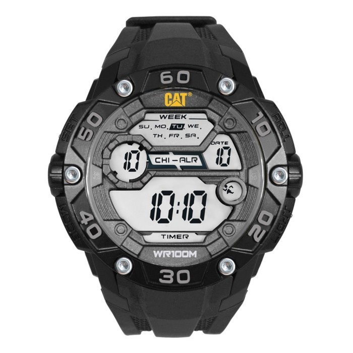Caterpillar Cat 1D.167.21.241 - Jam Tangan Pria Digital Hitam Original