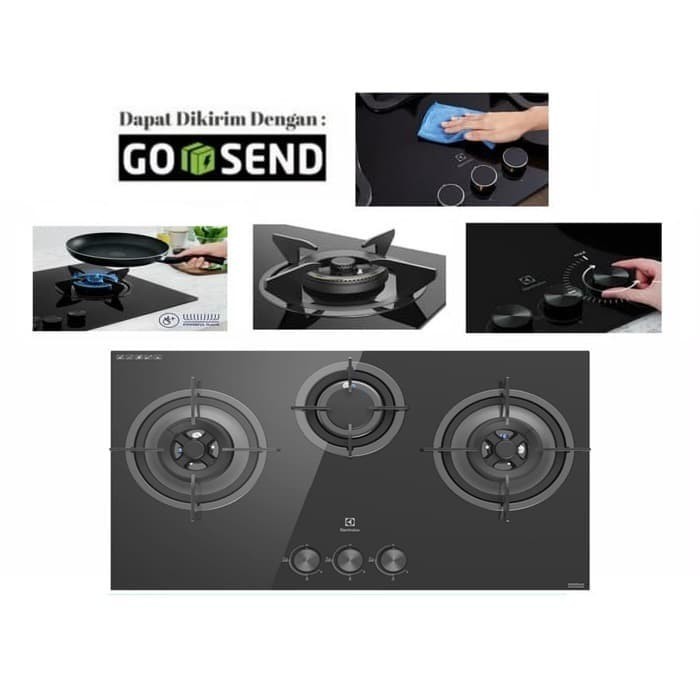 Kompor Tanam Electrolux Ehg 7330 Be / Ehg 7330Be / Ehg7330Be