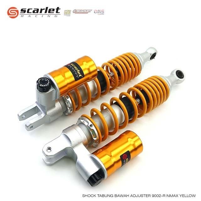 Mbmotor Scarlet Racing Shock Shockbreaker Adjuster Nmax 9002R Yellow