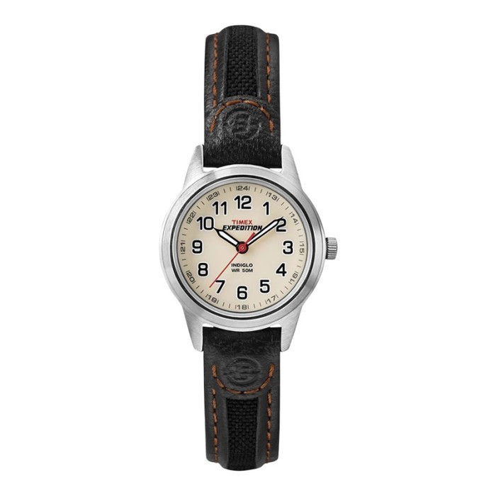 Jam Tangan Wanita Timex Expedition Metal Field T41181 Indiglo White D