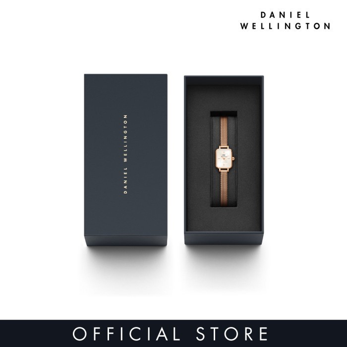 Daniel Wellington Quadro Mini Melrose Rose Gold Champagne Dw00100651