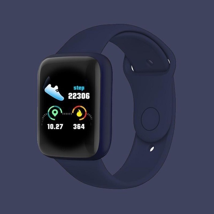 Smartwatch Y68 Candy Macaron Smart Watch D20 Olahraga Pria Wanita