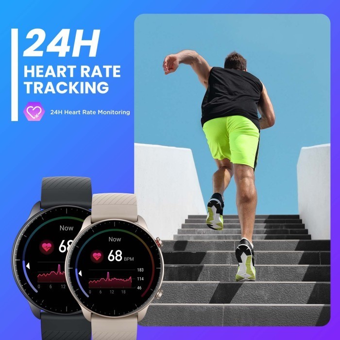 Amazfit Gtr 2 2022 Smart Watch Amoled Hd Display Spo2 Gps 5Atm Watch