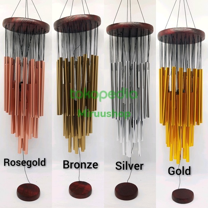 

Fungling Lonceng Angin Rosegold 36 Stick