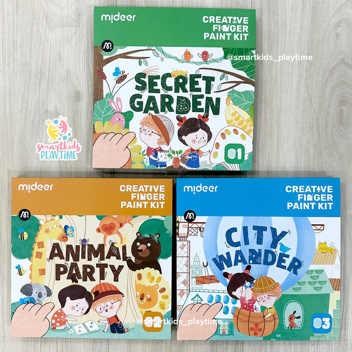

Mideer Creative Finger Paint Kit Mainan Edukasi Anak