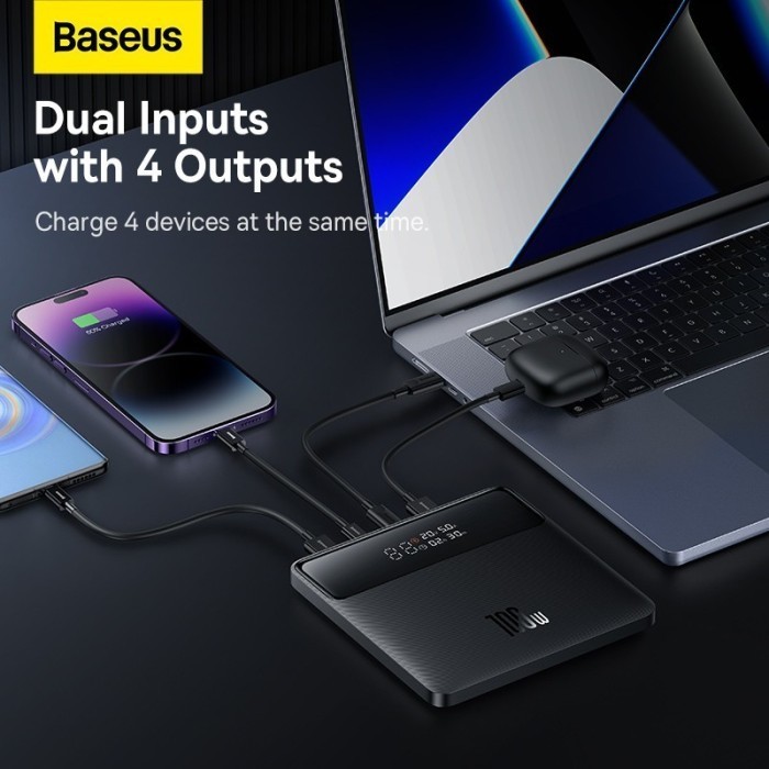 Baseus Blade Hd Laptop Powerbank 100W 20000Mah - Ppbl000301