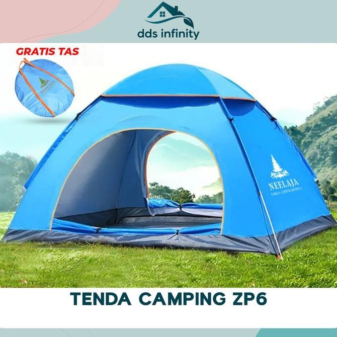 Tenda Camping Lipat Otomatis Tenda Camping Kapasitas 1-3 Orang