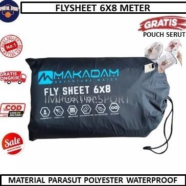 flysheet camping 6x8 - flysheet ultralight - flysheet tenda camping