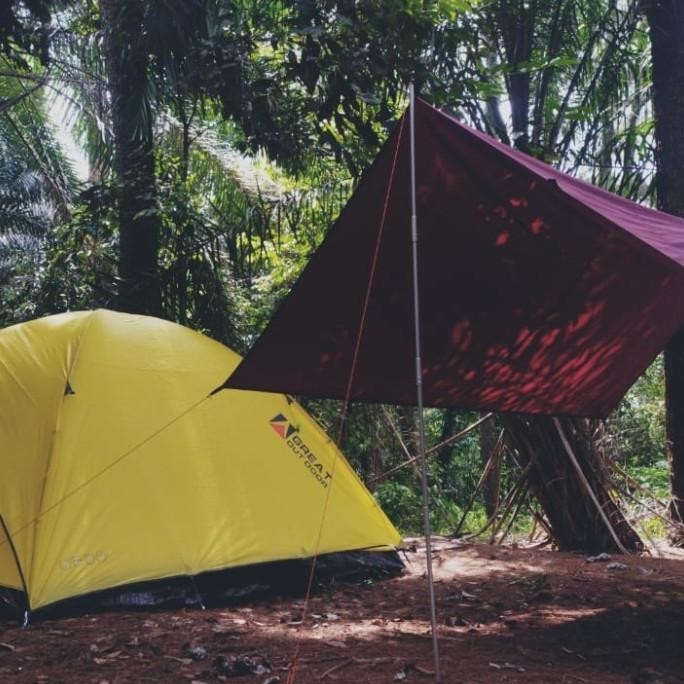 Tiang Flysheet Double Bahan Allumunium Alloy For Bivak Tenda Camping