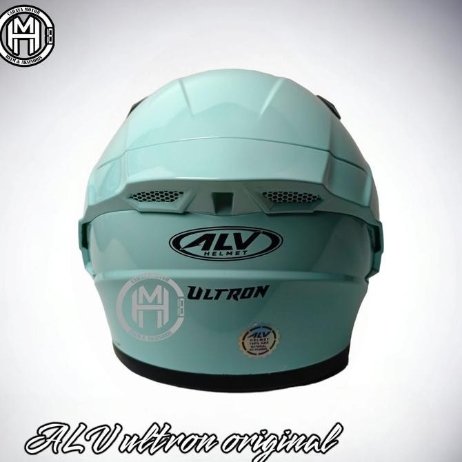 HELM ALV ULTRON SOLID GREEN/HIJAU TOSCA|HALF FACE