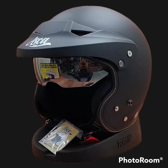 Helm Asca Retro Solid