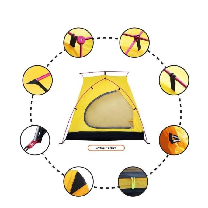 Tenda camping Hillman cloud up smart 2 original ultralight outdoor