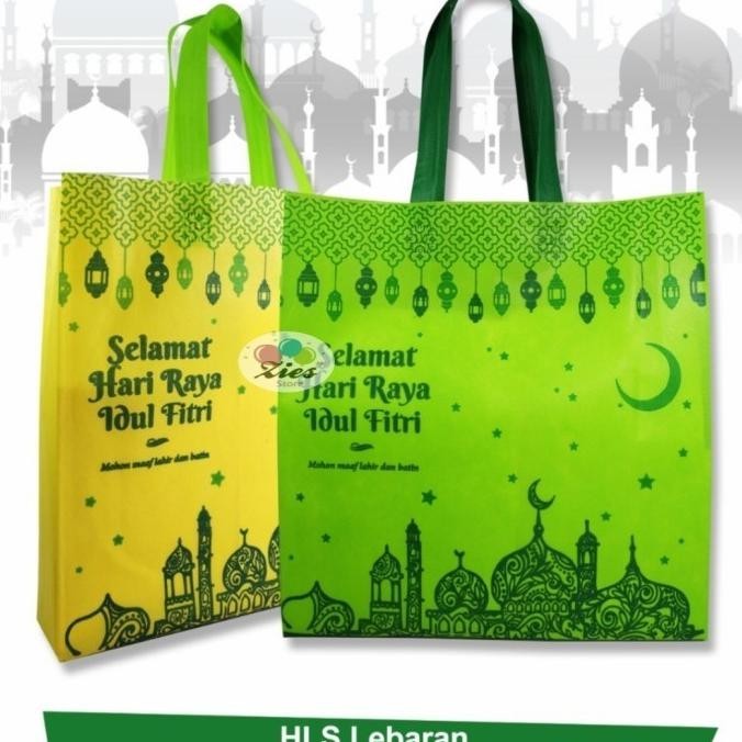 

CR - (ISI 12)Tas souvenir Goodie bag kantong Idul Fitri Lebaran Ramadhan L TERLARIS