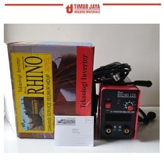 Black 900 W Rhino Trafo Mesin Las Inverter Mma125 Mma 125 Termurah Terlaris Promo