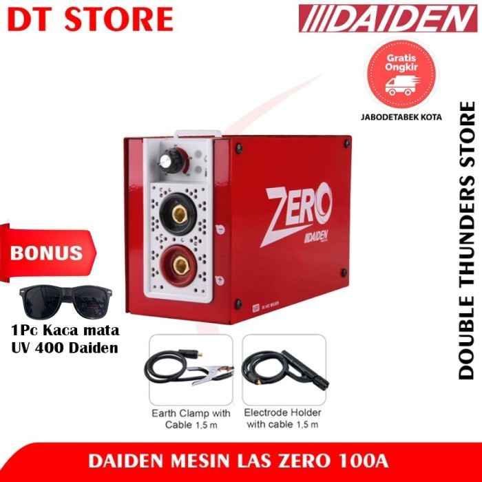 Daiden Mesin Las Mmai 100A Zero 2,6 / Mesin Trafo Las Inverter Mmai 10 Termurah Terlaris Promo