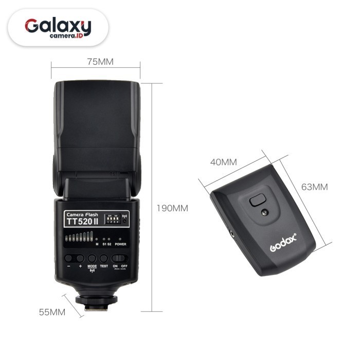 Flash Godox Tt520Ii Universal Flash Kamera Tt520 Ii Tt520-Ii Tt 520