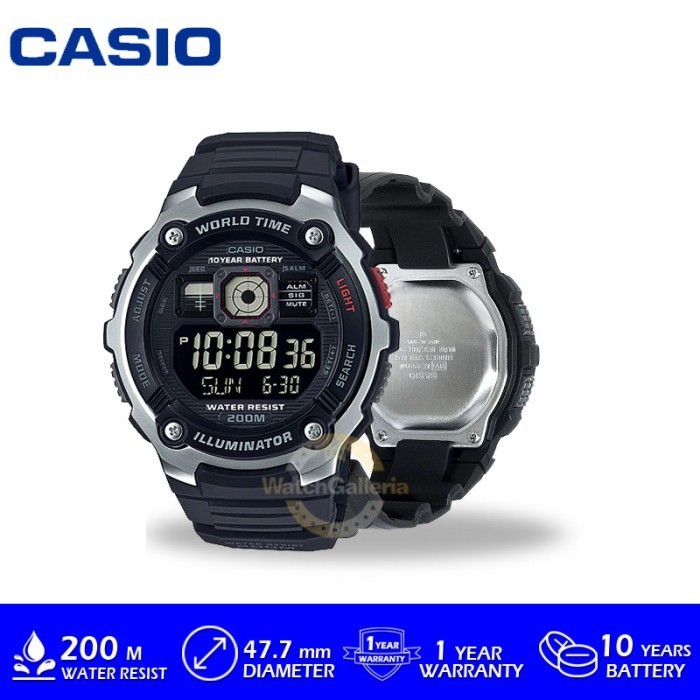 Casio General Ae-2000W-1Bvdf / Ae 2000W 1Bvdf / Ae2000W Original