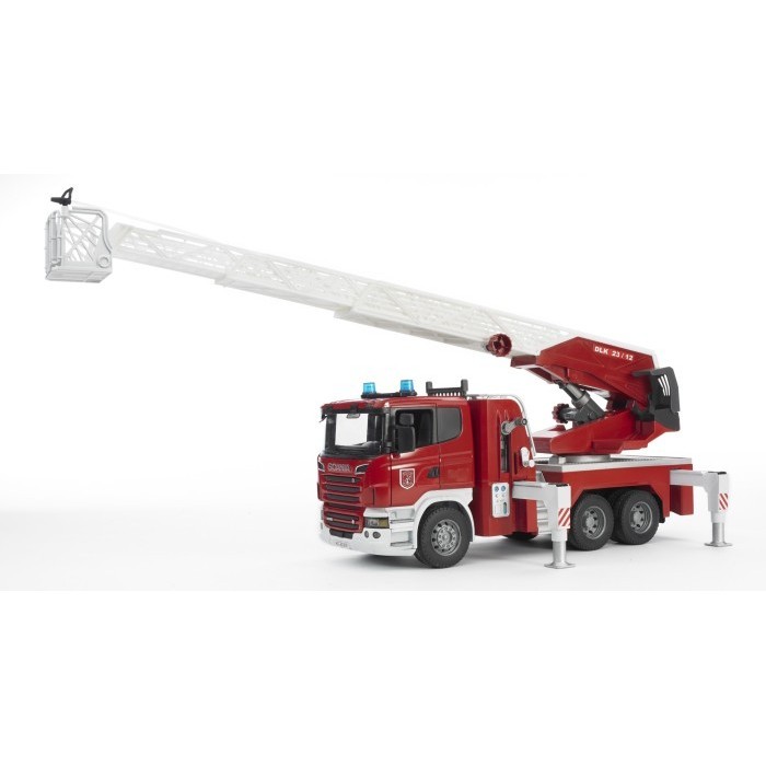 Bruder 3590 Scania R-Series Fire Engine W/ Water Pump - Mainan Anak