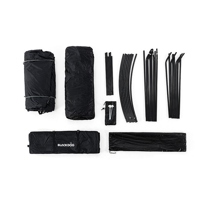 Tenda Camping Blackdog Bd-Zp006 Tunnel Glamping Tent 3-4 Orang Termurah Terlaris Promo