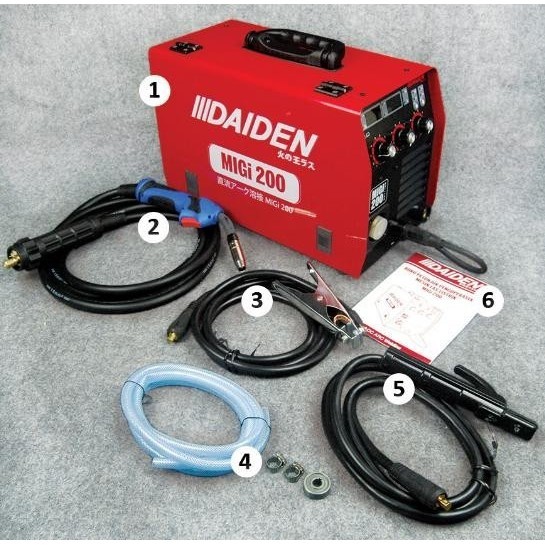 Daiden Mesin Las Mig200 / Mesin Trafo Las Tanpa Gas Co Migi200 Termurah Terlaris Promo