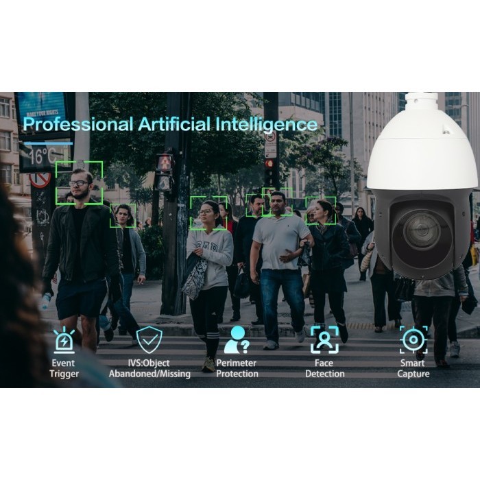 Dh-Sd49425Xb-Hnr Dahua Cctv Ptz Ip Camera 4Mp 25X Zoom Garansi Resmi