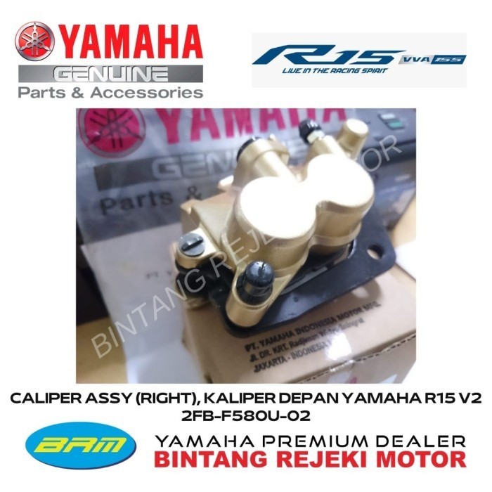 Caliper Assy (Right), Kaliper Depan Yamaha R15 V2 2Fb-F580U-02