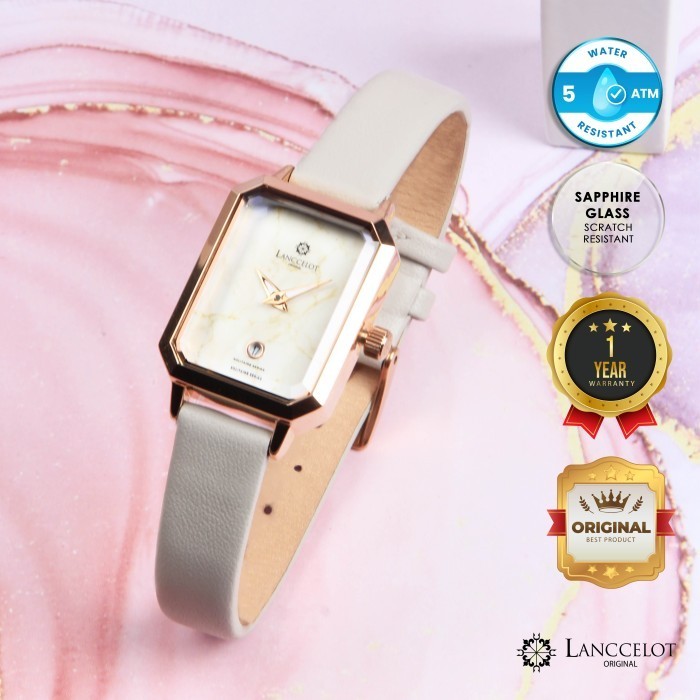 Jam Tangan Lanccelot Solitaire Of Pearl Wanita