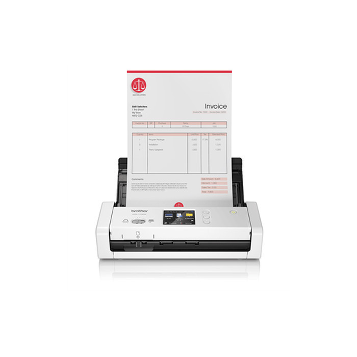 Scanner Brother Ads-1700W Compact Wireless Document Ads1700 W